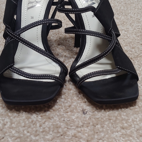 Zara Asymmetric Strappy High-heel Sandals - Picture 8 of 11
